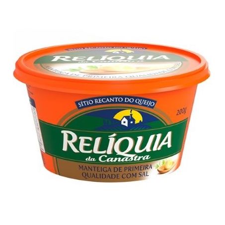 Manteiga Reliq. Canastra 200g Pote C/Sal