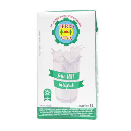 Leite UHT Integral Terra Viva Caixa 1lt 360-32