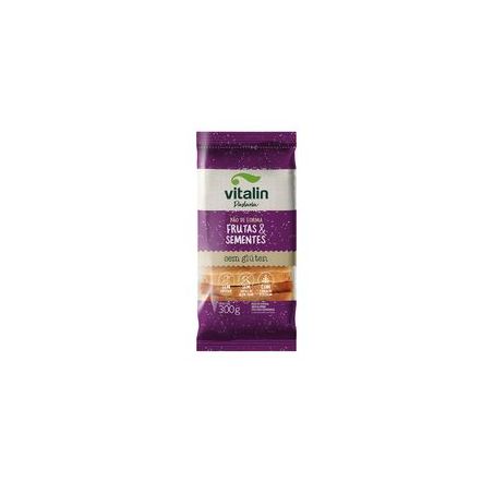 Pao de forma vitalin 300gr frutas e seme