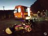 Acidente entre motos deixa dois feridos na SC 163, em Itapiranga