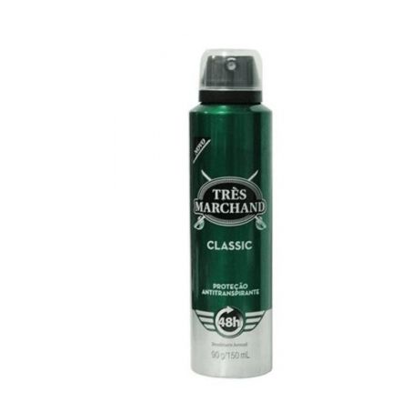 Desodorante Três Marchand Classic Aerosol 150ML