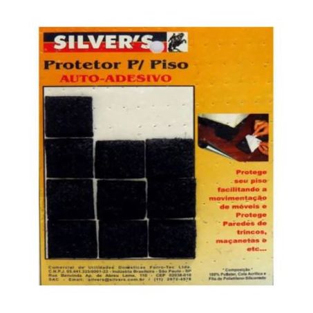 PROTETOR PISO SILVER.S 25CM QUAD.