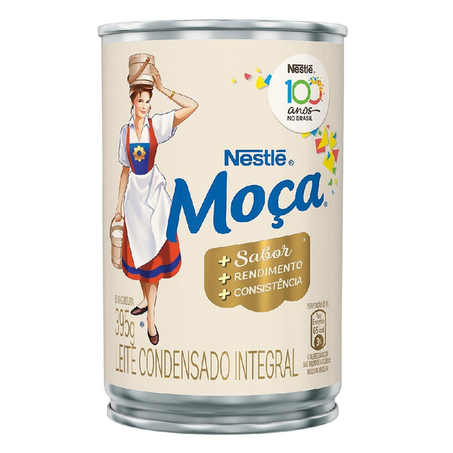 LEITE CONDENSADO MOÇA INTEGRAL LT 395G