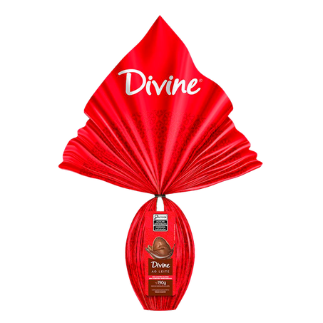 Ovo de Páscoa Divine Chocolate ao Leite 37% 190g
