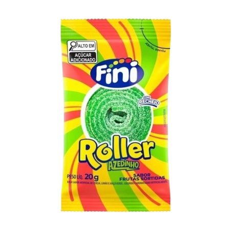 BALA ROLLER AZEDINHO FRUTAS SORTIDAS FINI 20 G    