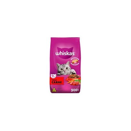 Ração whiskas carne 900g