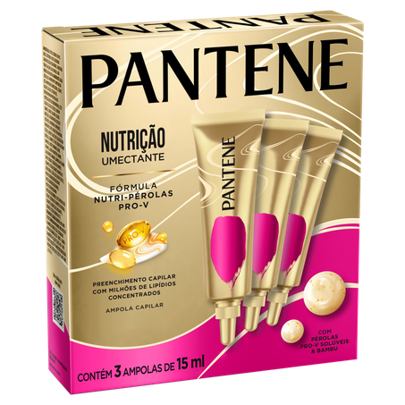 Kit ampola de tratamento pantene força & reconstrução 15ml c/3 360-1