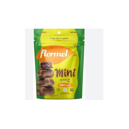 MINI BOMBOM COM BANANA FLORMEL 60G