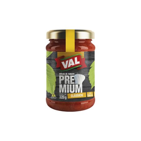 MOLHO DE TOMATE PREMIUM VAL VIDRO 320G