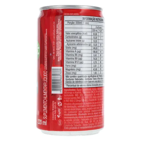Bebida baly kids sonic morango 220ml 360-12