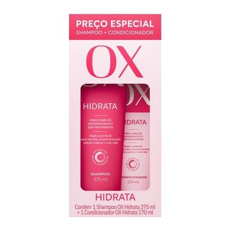 Kit ox sh 375ml+cond170ml hidrata.