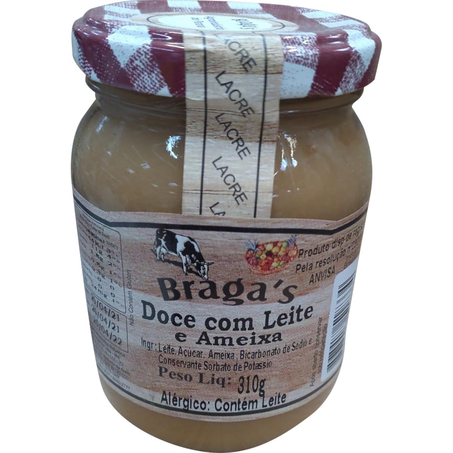 Doce de Leite Bragas 310g - Com Ameixa
