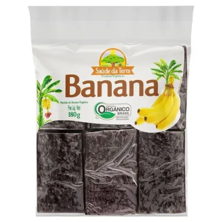Mariola de Banana Orgânica Dacolônia Embalagem 180G