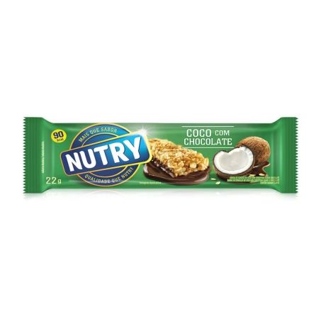 Barra de Cereal Nutry Coco com Chocolate Embalagem 22G