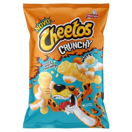 Salgadinho Crunchy Elma Chips 78g - White Cheddar
