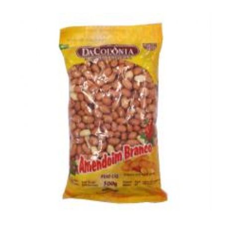 AMENDOIM DA COLONIA BRANCO CRU GRAUDO 500G
