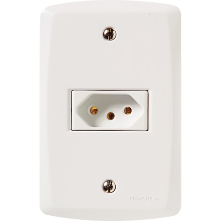 Conjunto de Tomada Tramontina 250V - 2P + T - 20A