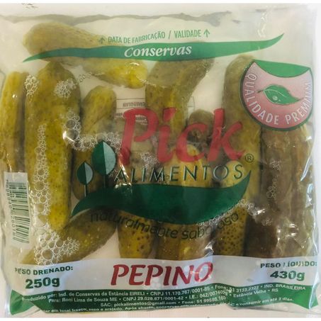 Pepino conserva pick sache 250g