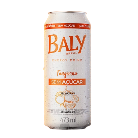Energético baly tangerina sem açúcar lata 473ml