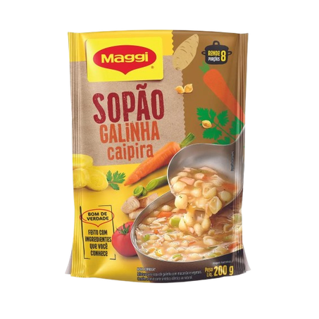 Sopãoo maggi galinha caipira 200g