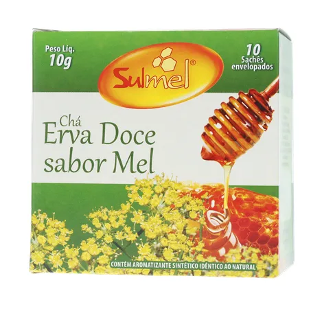 Cha sulmel erva doce mel 10g 360-19