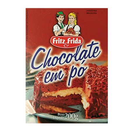 CHOCOLATE PÓ FRITZ & FRIDA CAIXA 200G