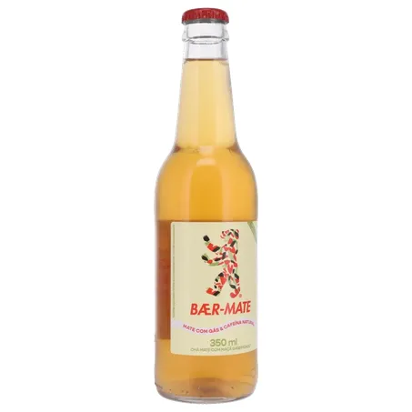 Chá Mate Baer-Mate com Gás Cafeína Natural 350ml 360-34