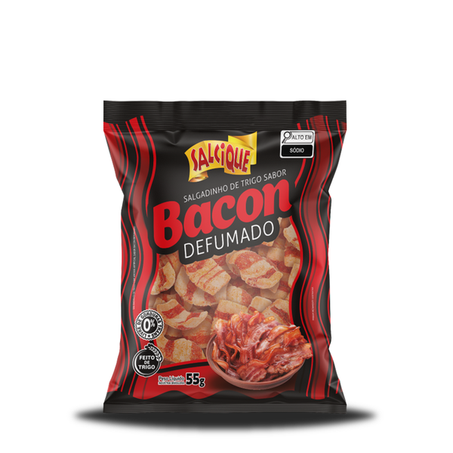 Salgadinho Salcique Bacon Defumado 55g