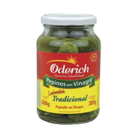 Pepino conserva oderich tradicional 300g