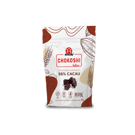 Snack Chocolate Chokoshi Bites Cacau 50G