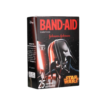 Curativo Band Aid Johnsons Star Wars 25un 
 