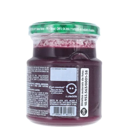 Geleia de Uva Vitao Zero Açúcar 180G 360-21