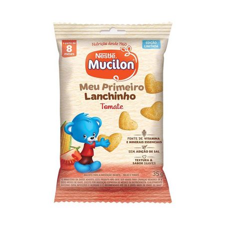 BISCOITO NESTLE 35G MUCILON SABOR TOMATE MEU PRIMEIRO LANCHINHO