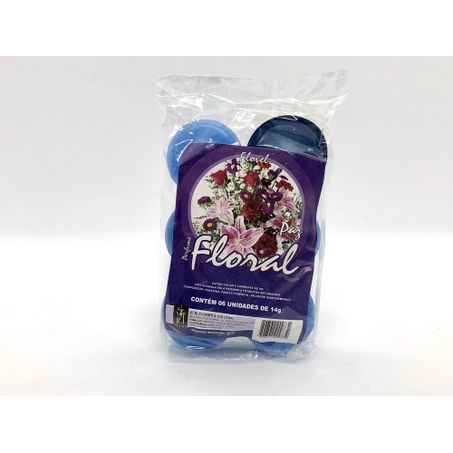 VELA FLOVEL PERFUMADA RECHO FLORAL C/6 14G