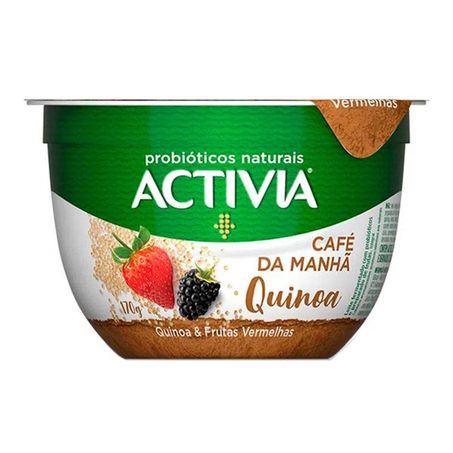 Activia cafe manha quinoa/frut ver 170g