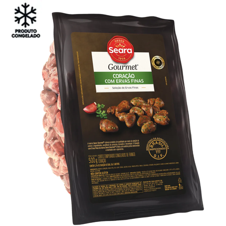 CORAÇÃO DE FRANGO SEARA GOURMET ERVAS FINAS 500G