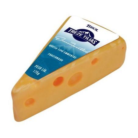 Queijo tipo emmental fracionado treze tilias tirol 175g