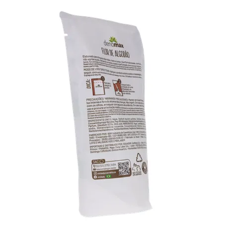 SABONETE LÍQUIDO DENOMAX SACHÊ FLOR DE ALGODÃO 200ML 360-13