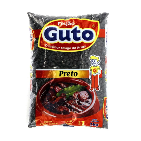 Feijao Guto Preto 1kg