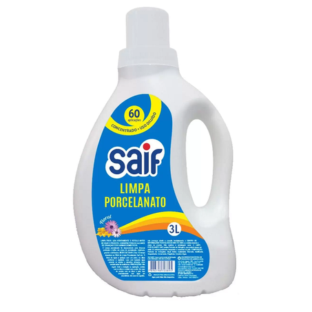 LIMPA PISOS SAIF PORCELANATO FLORAL 3L