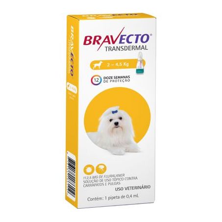 Bravecto transd caes 2-4,5kg