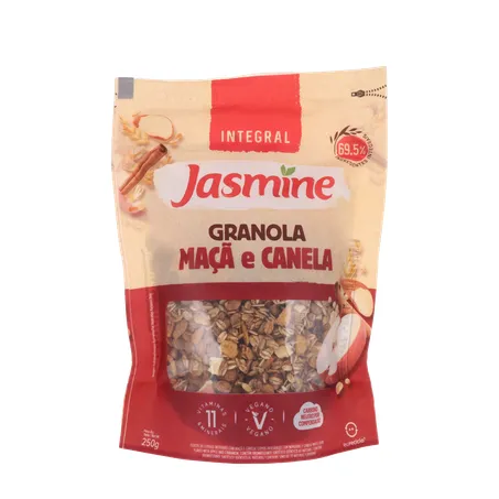 Grain Flakes Maça E Canela Jasmine Embalagem 300G