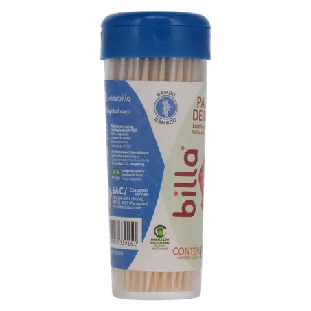 Palito dental billa bambu c-100 360-27