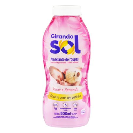 AMACIANTE DE ROUPA DILUÍDO ROSAS E LAVANDA GIRANDO SOL