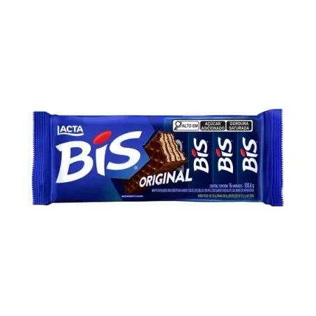 Wafer lacta bis ao leite 100,8g