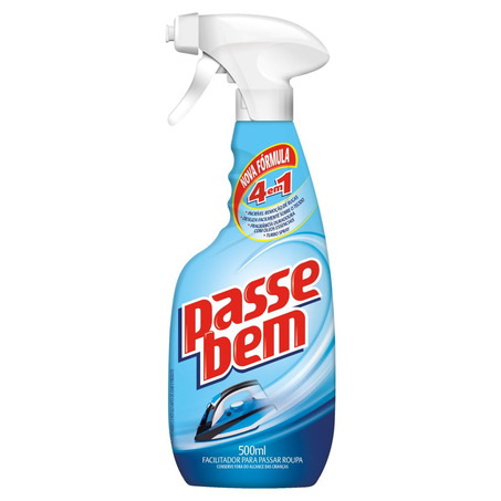Passa-roupas Passe Bem 500ml - Com Pulverizador - Gatilho