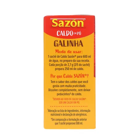 CALDO SAZON PÓ GALINHA 32,5G 360-27