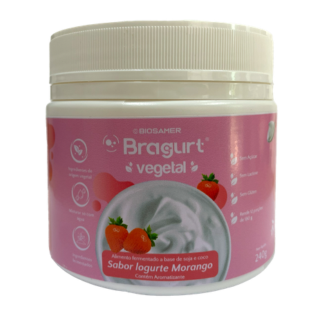 FERMENTADO VEGETAL MORANGO 240G - BRAGURT