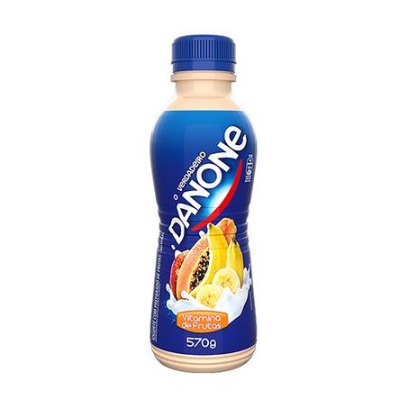 Iogurte Integral Vitamina de Frutas Danone Garrafa 570G