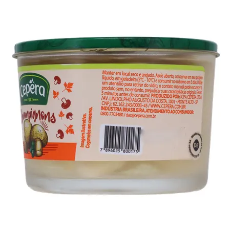 Cogumelos em conserva cepêra champignon 360-6